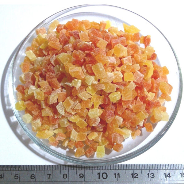 Dried Papaya Dice